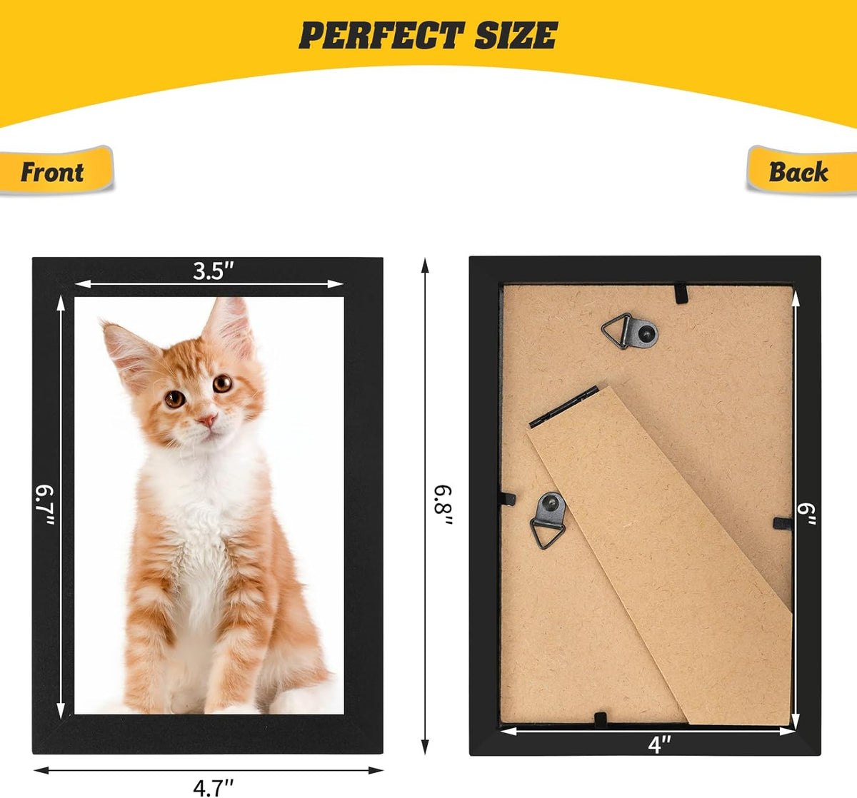 Set of 60 Picture Frame Bulk Photo Frames Wall Mounting Simple Photo Frames Multi Picture Frames