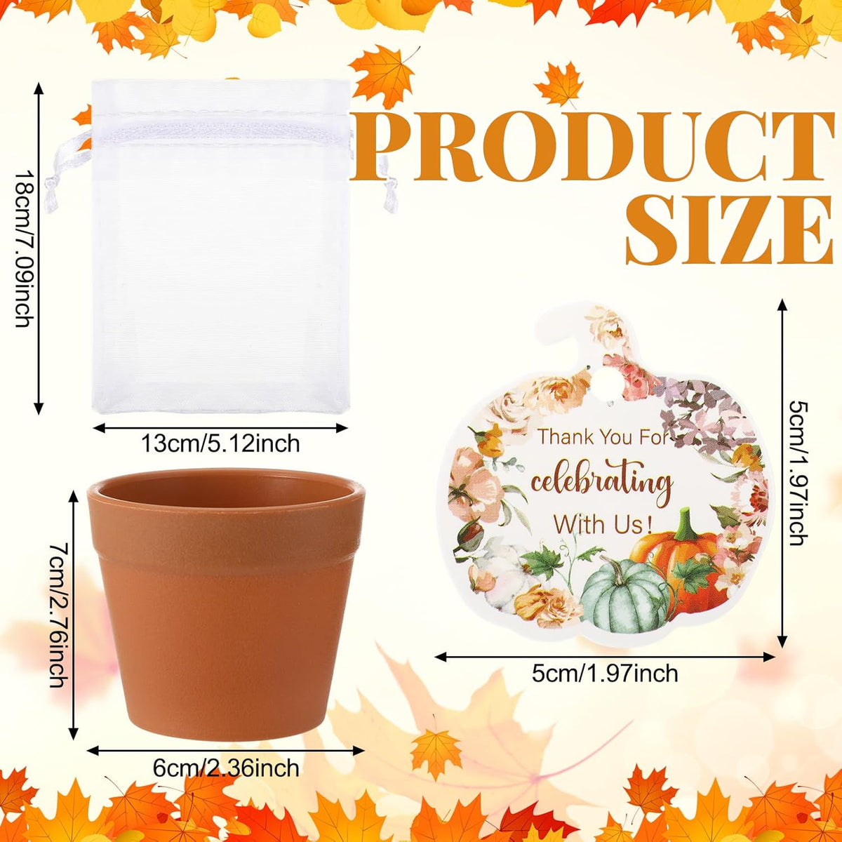 Ctosree 50 Sets Fall Baby Shower Seed Packet for Guests a Little Pumpkin is on The Way Gifts