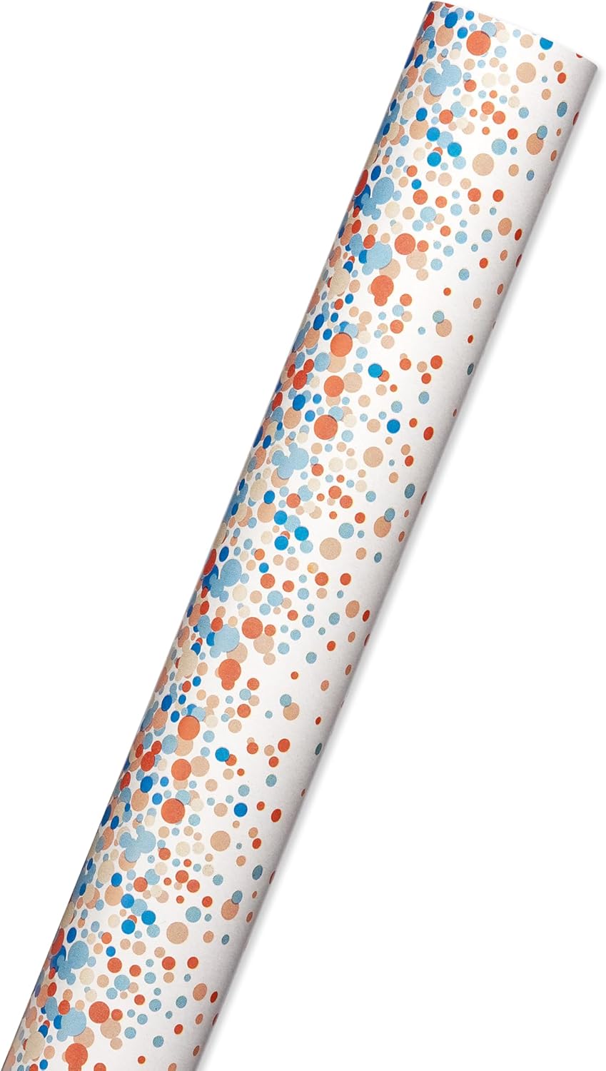 American Greetings 175 sq. ft. Reversible Wrapping Paper for Birthdays, Weddings, Bridal Showers