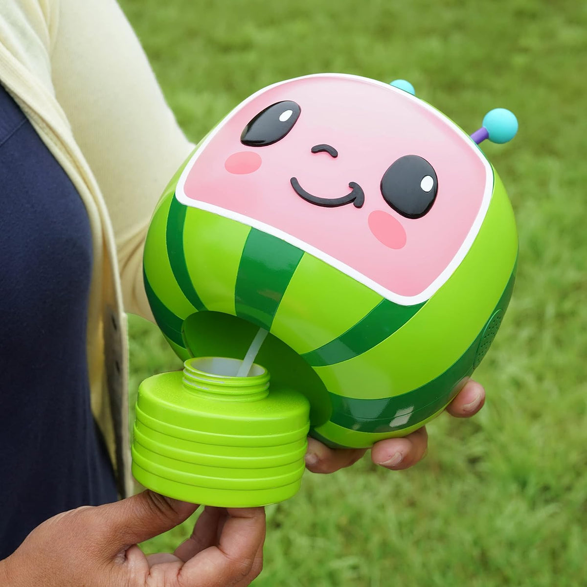 CoComelon NO Spill Musical Bubble Machine | Bubble Toy for Baby, Toddlers and Kids | Amazon Toys