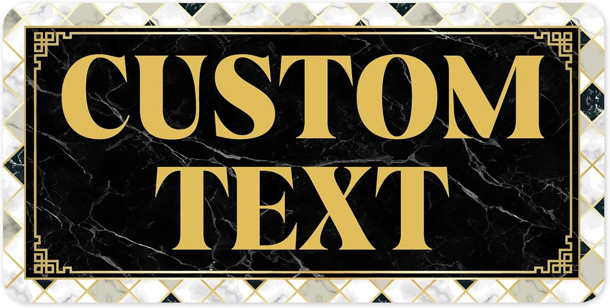 Custom Sign, Custom Street Sign, 11 Font Colors, 13 Font Styles, 4 Hole Options, 22 Sizes, 6x12
