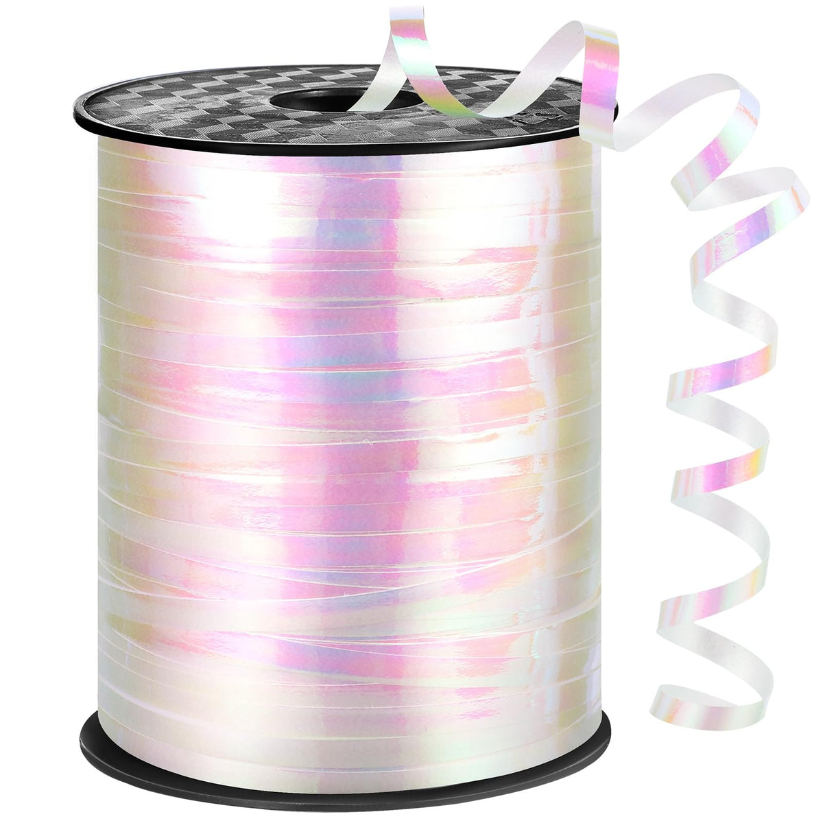 woric 600 Yard Iridescent White Curling Ribbon Balloon String Ribbon