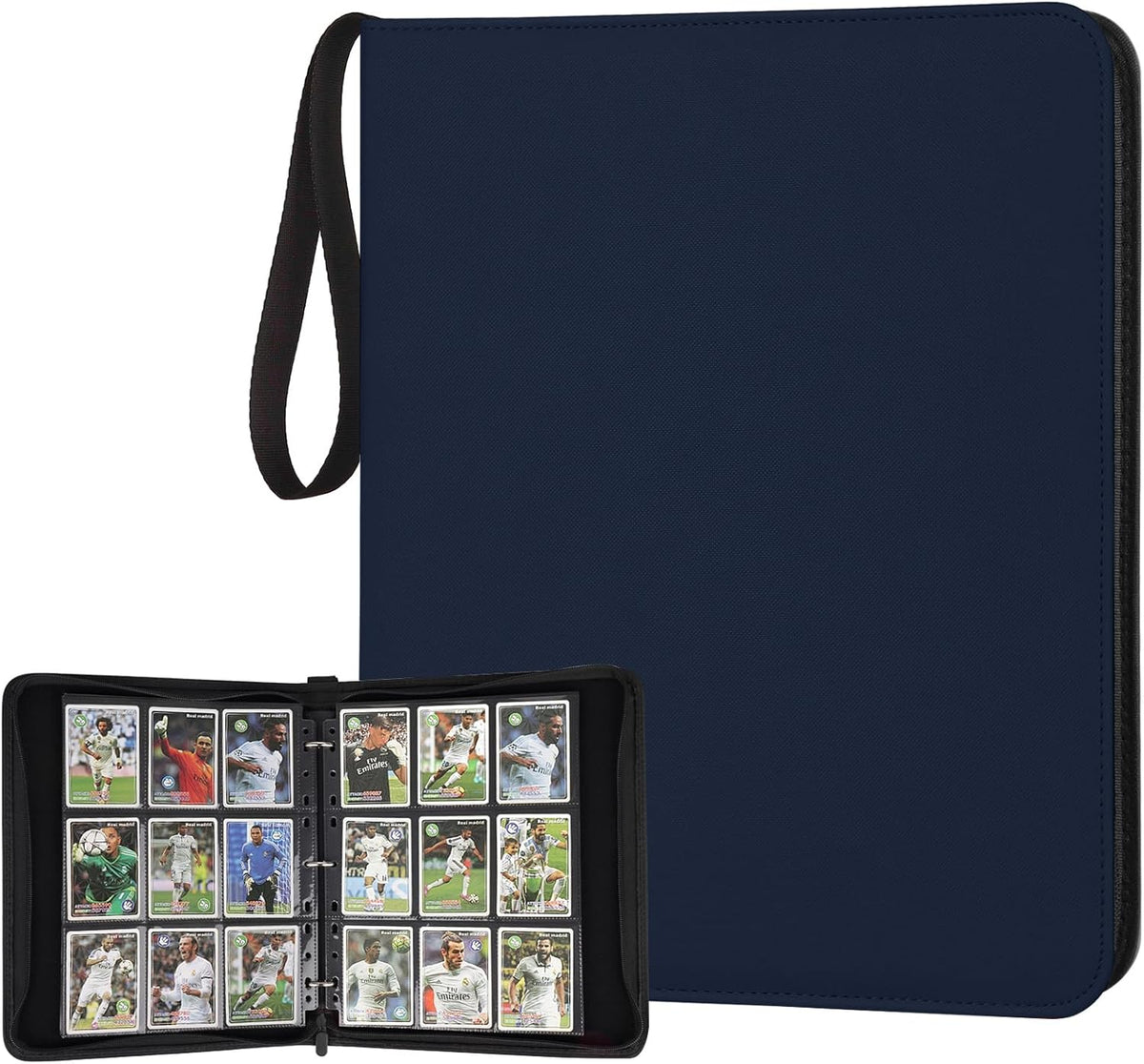 Trading Card Binder, Card Collection Binder Album Folder with 720 Side Loading Pockets, 9 Pocket