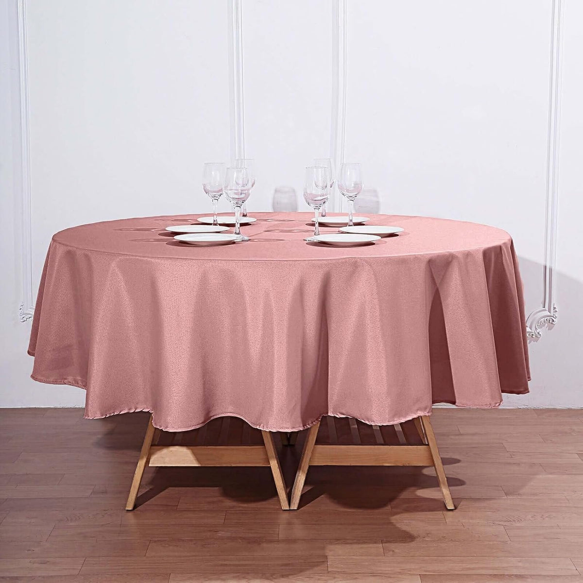 Efavormart Round Tablecloth, 90 Inch Stain & Wrinkle Resistant Washable Table Cloth, Decorative