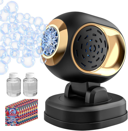 BOMOCO Bubble Machine Battery Operated Durable Bubble Blower Machine Automatic Bubble Machines for