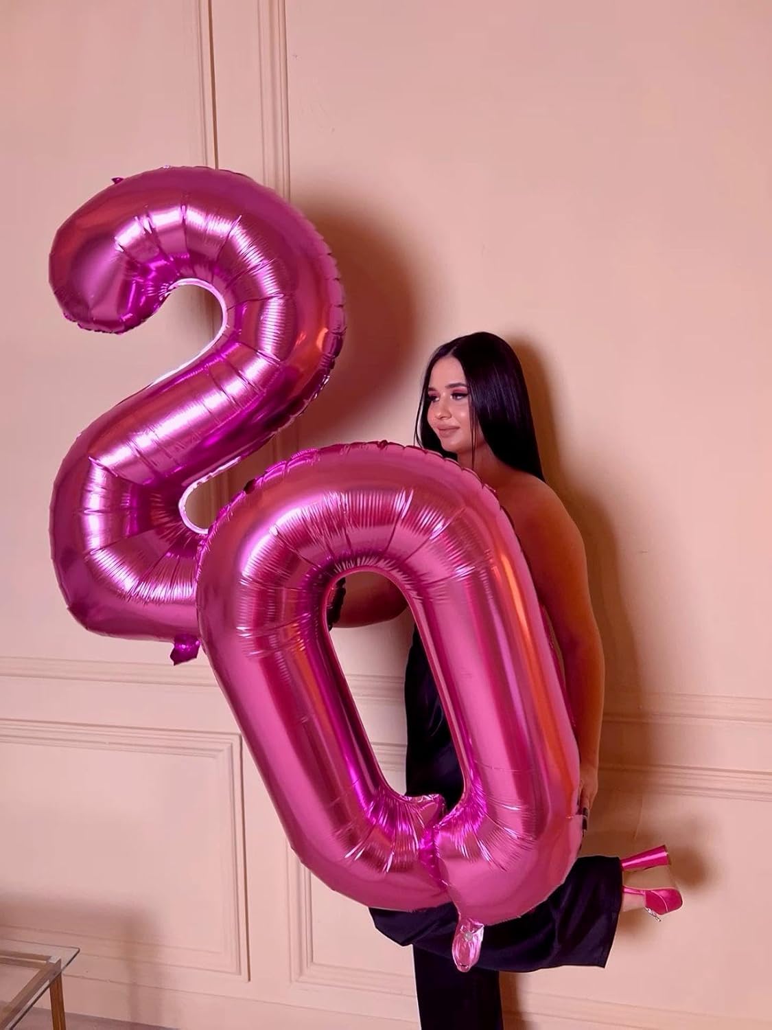 Rosy Purple 40 Inch 0 Number Balloons, 0 Decorations for 10 20 30 40 50 60 70 80 90 100 Birthday