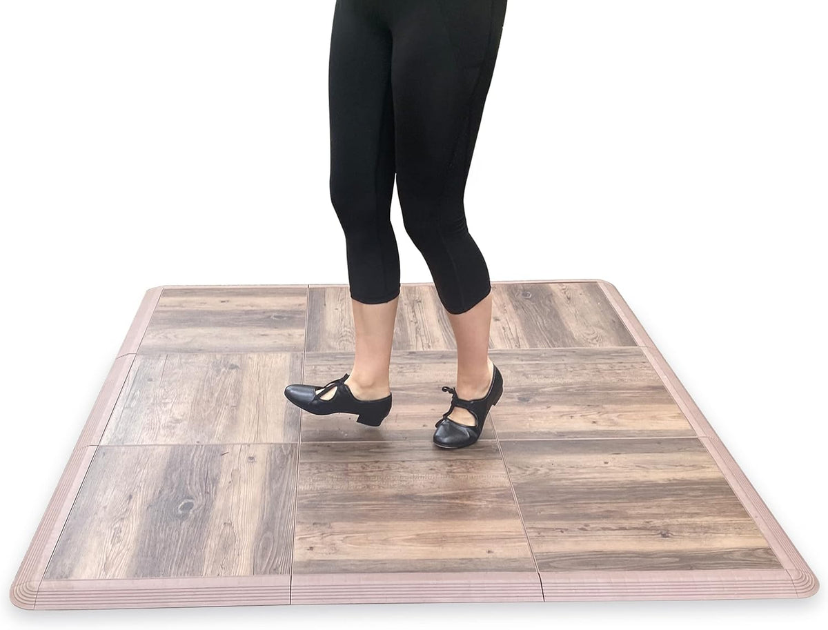 Dance Floor Tiles, Interlocking Dance Floor Tiles for Ballet, Tap, Jazz, and Irish Dance | Portable