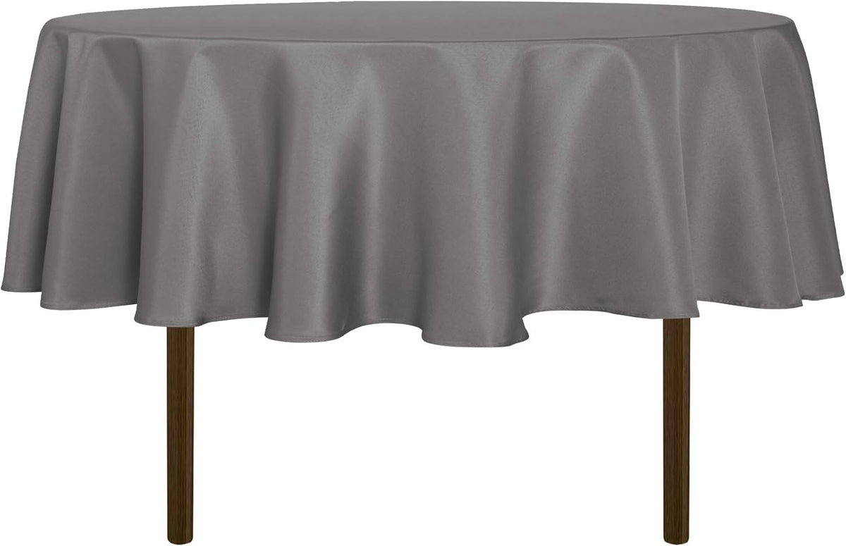 sancua Round Tablecloth - 70 Inch - Water Resistant Spill Proof Washable Polyester Table Cloth