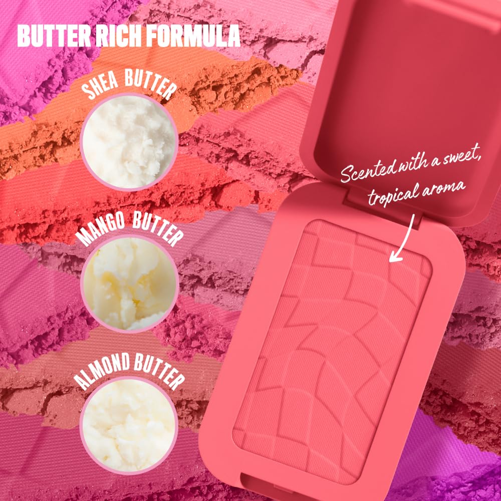 NYX PROFESSIONAL MAKEUP Buttermelt Powder Blush, Fade and Transfer-Resistant Blush, Up to 12HR Make