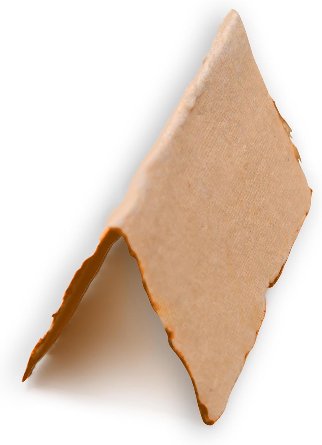 Wanderings Vintage Handmade Deckle Edge Folded Paper ??Folded to 3.5"x2" ??150 GSM - 50-Pack