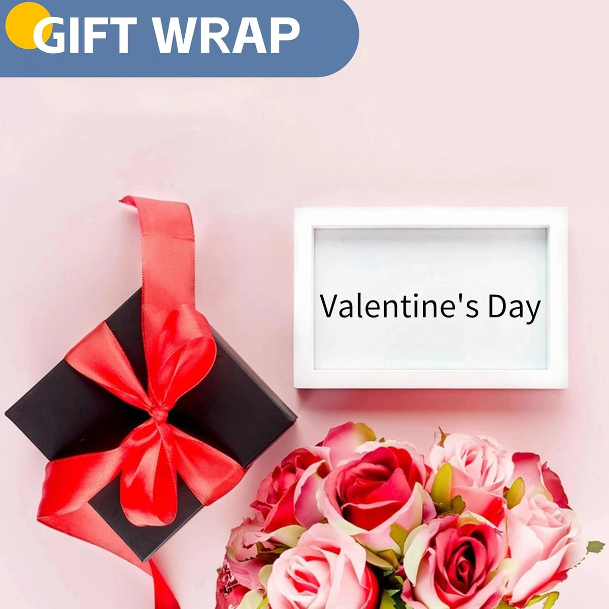 Black Wrapping Paper, 15"×900" (75FT) Art Paper Craft Kraft Paper Roll for Poster Bulletin Board