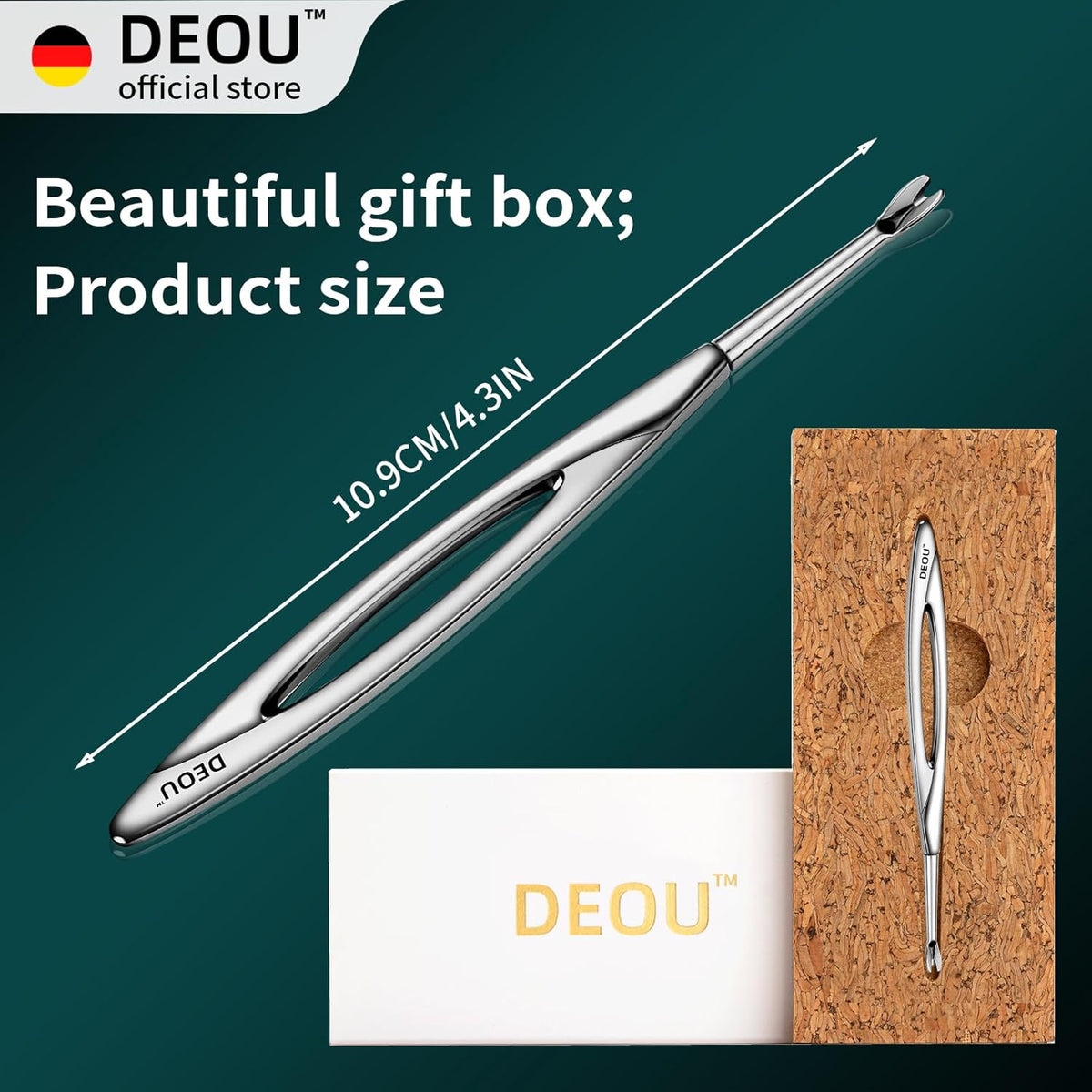 Cuticle Pusher Dead Skin Remover Stainless Steel dead skin fork cuticle trimmer Professional nail