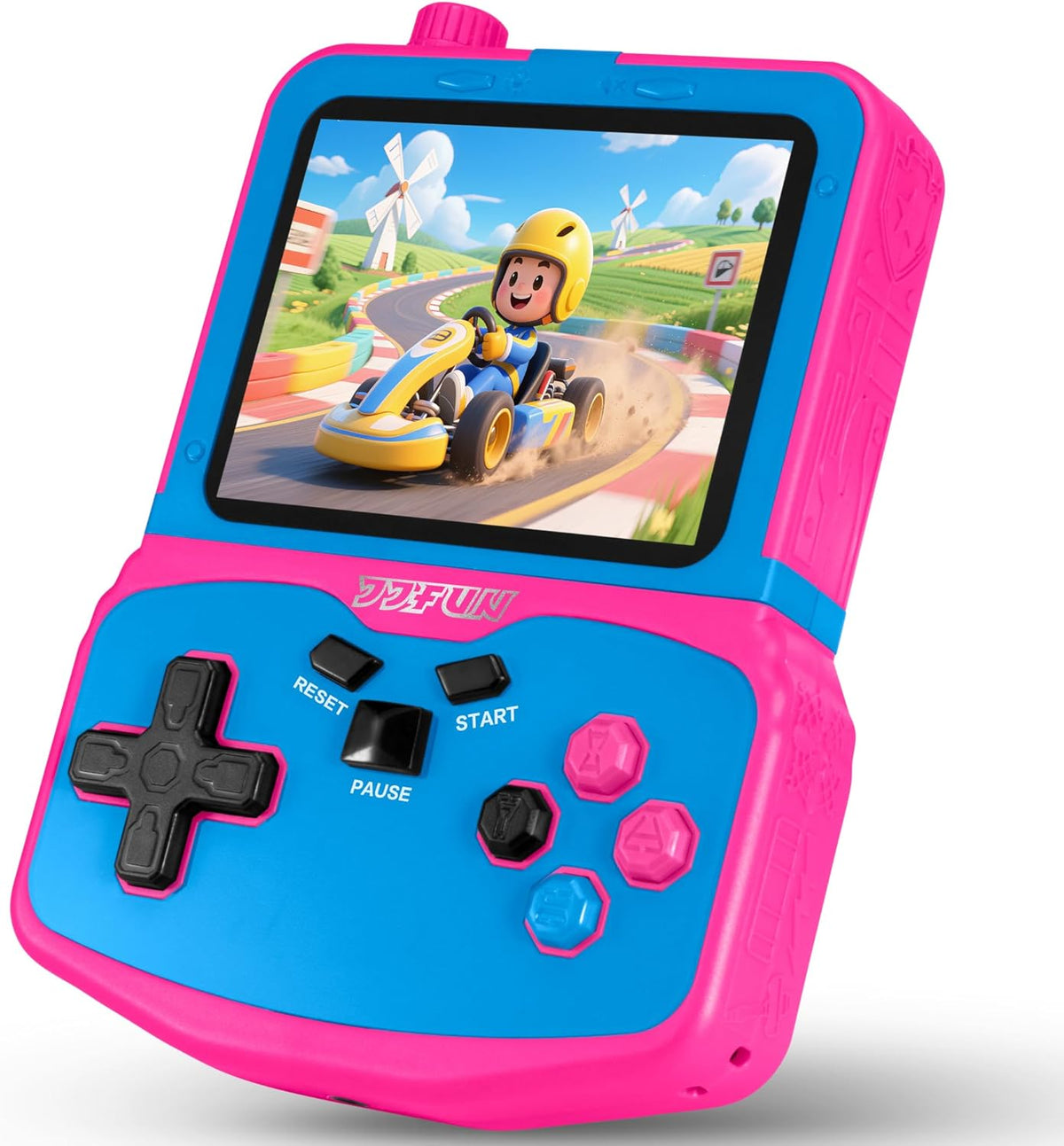 Handheld Game Console for Girls, 220 Retro Games Built-in, 3.5'' HD IPS Screen, Rechargeable Mini