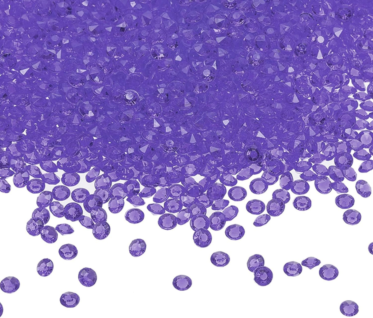 PATIKIL 10000 Pcs Wedding Table Scatter Confetti Crystals 4.5 mm Acrylic Diamonds Vase Fillers Gems
