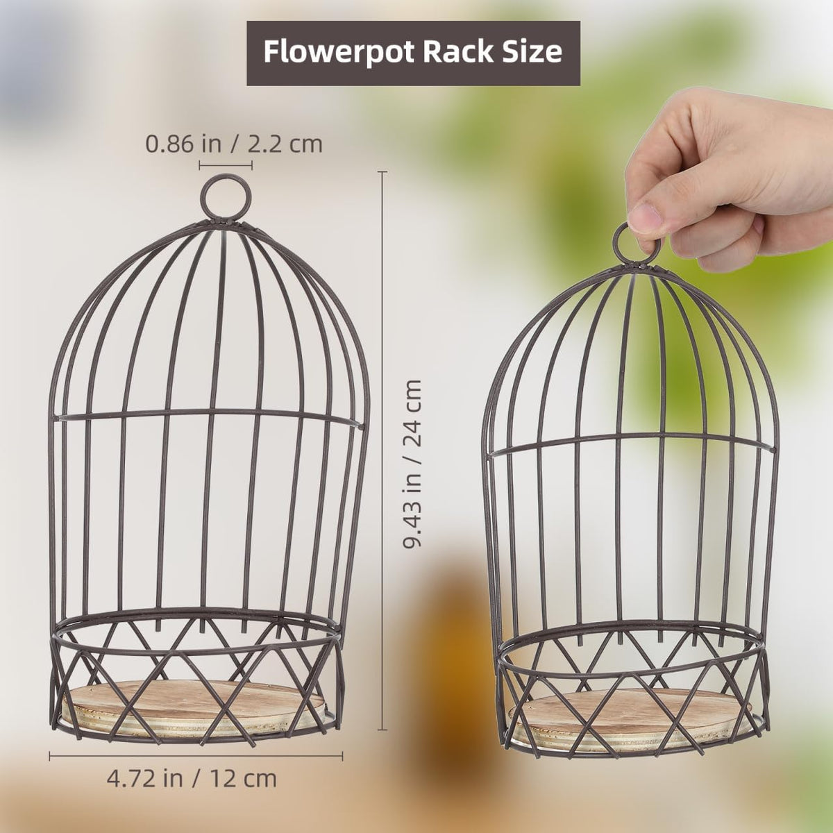 Farmhouse Birdcage Candle Holder Bird Cage Decor Lanterns Decorative Metal Candlestick Vintage Bird