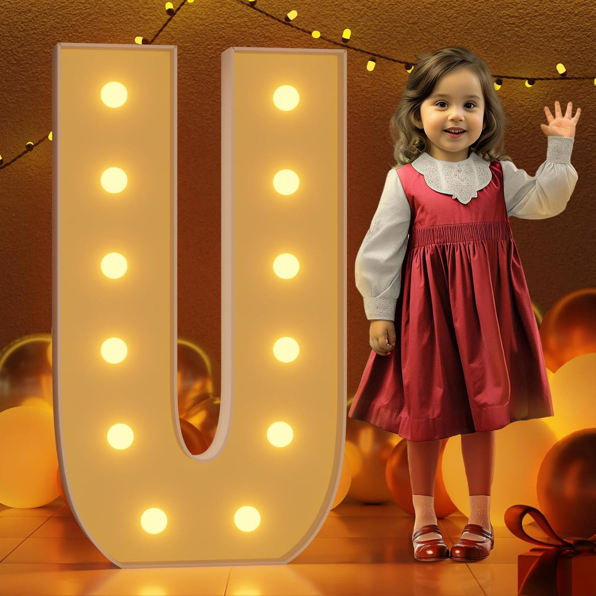 Marquee Letters 4 Feet Tall Large Light Up Letters U Happy Birthday Decorations Marry Me Engagement