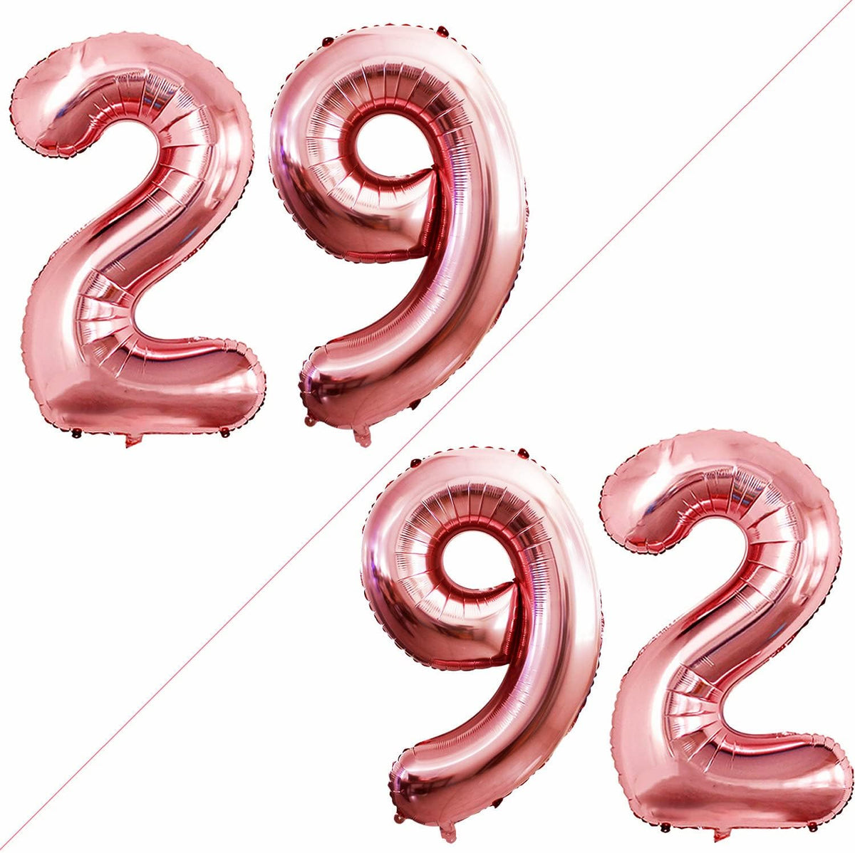 GOER Number 29 Balloons for 29th Birthday Party Decorations,42 Inch Jumbo Foil Helium 92 Balloons