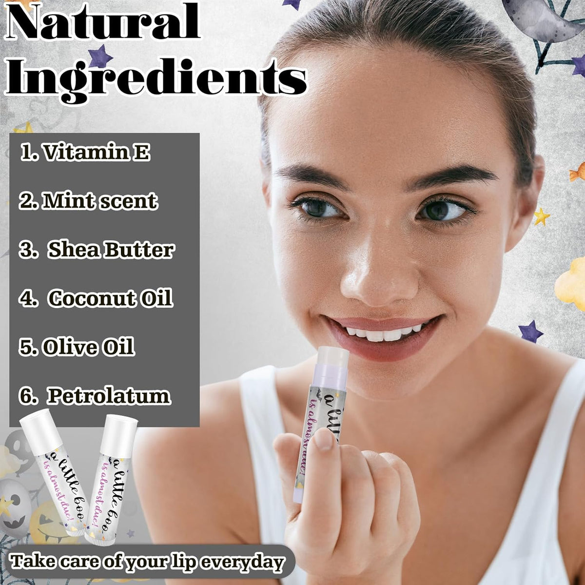 50 Sets 200 Pcs Baby Shower Hand Lotion and Lip Balm Gift Theme Baby Shower Party Favors Travel
