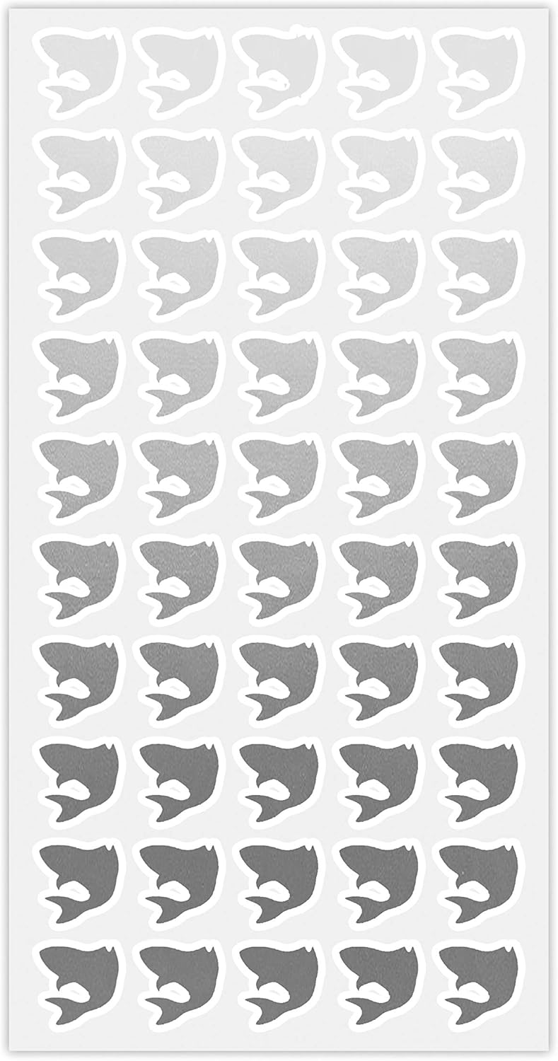 50 Wedding Meal Stickers - Food Identifier & Menu Choice Place Cards for Party Seating - Meal