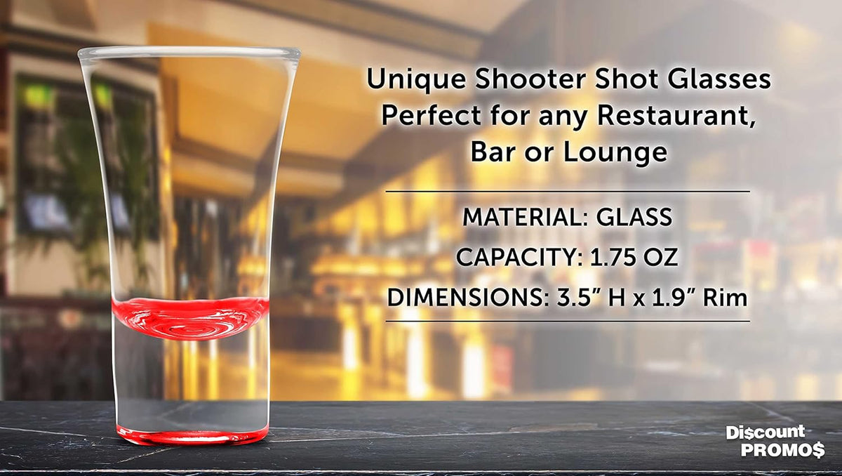 DISCOUNT PROMOS 2 oz. Lord Shooter Etched Shot Glasses, 10 pack, 21st Birthday Party, Lounge