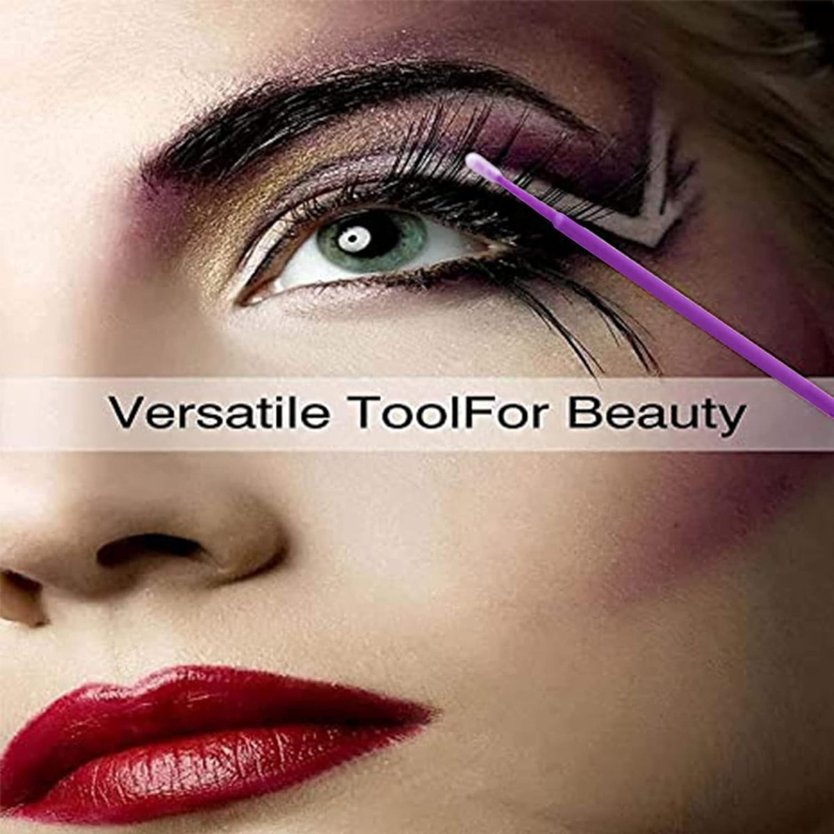 600PCS Microswabs for Eyelash Extensions，Micro Applicators Brush for Cleaning and Applying Make-up