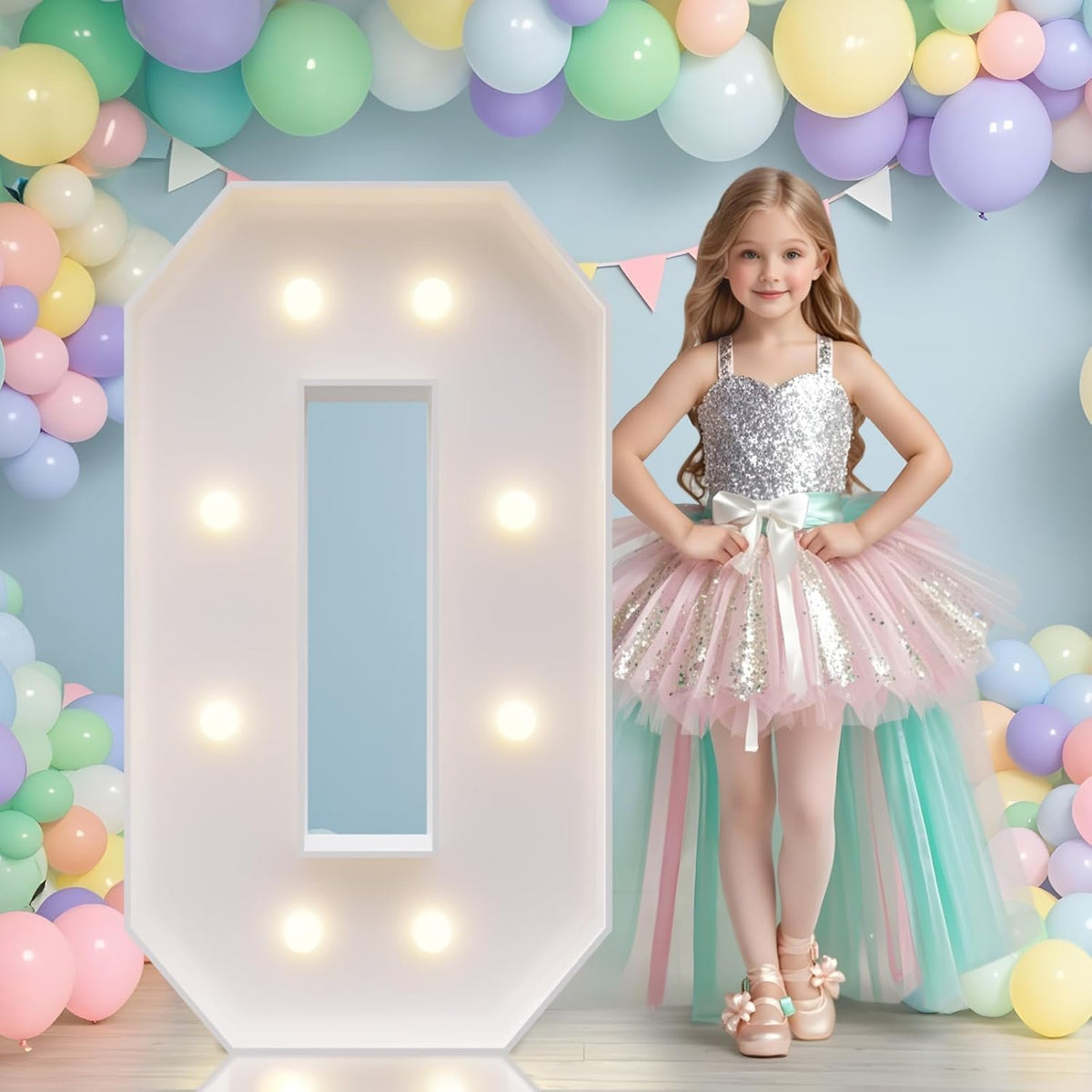 JoyMuse Marquee Letters 3 Feet Tall, Light Up Letters 3FT with Lights, Large Letters for Party