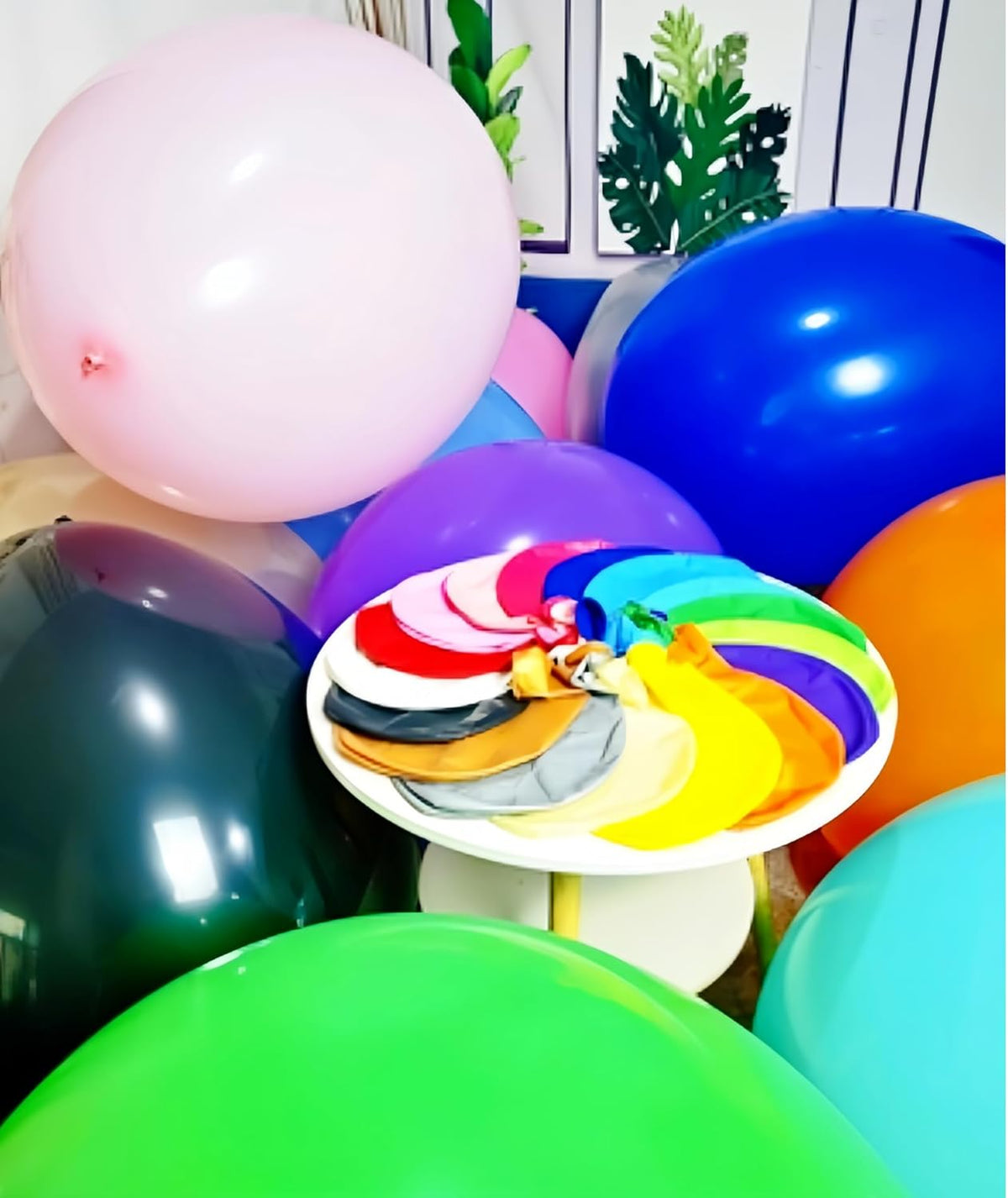 35 Pack Giant Balloons 36 Inch 17 Kinds Colors Latex Colorful Party Big Balloon Bulk for Various