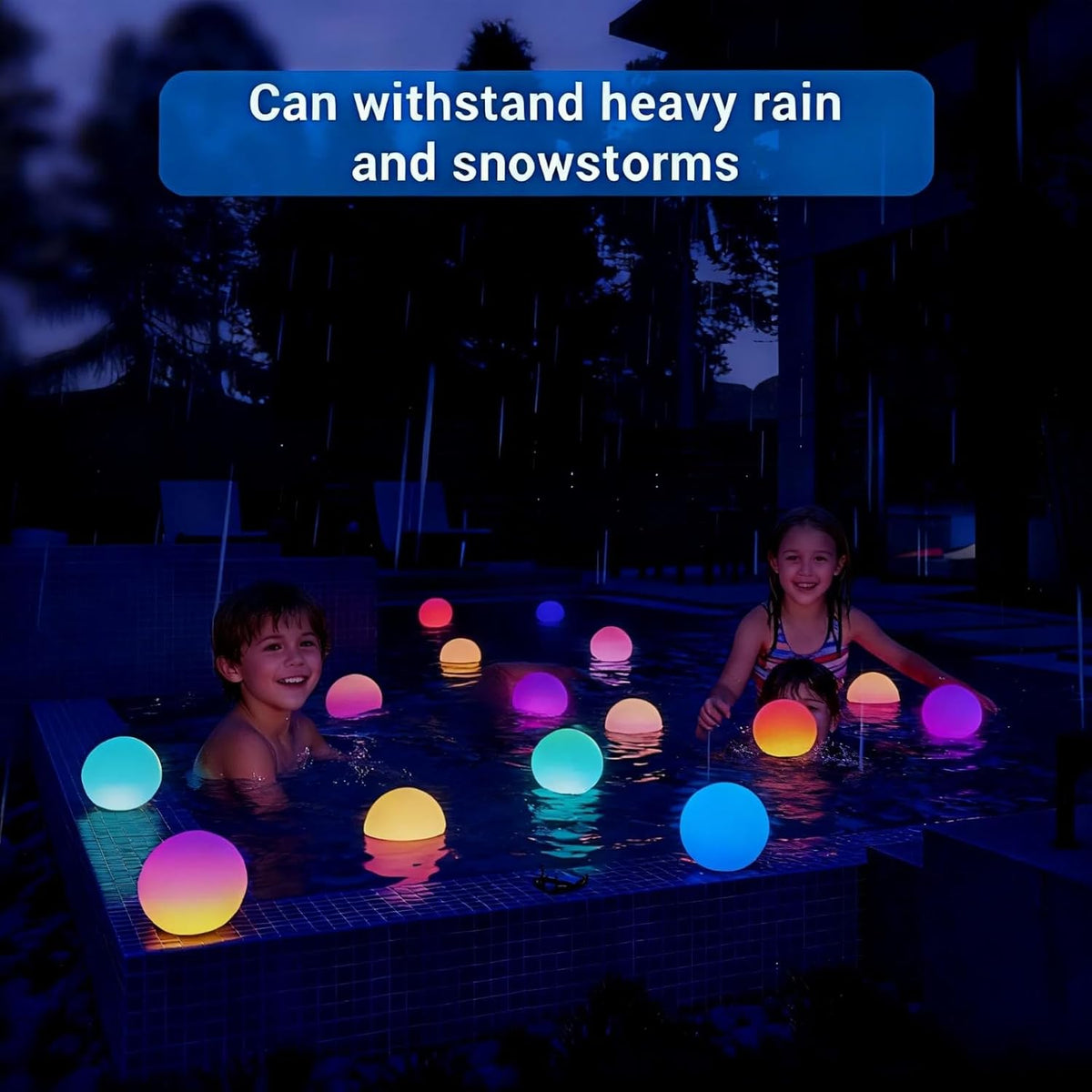LOFTEK LED Ball Light, Multi-Color Rechargeable Night Lights, 3-inch RGB Ball Mood Lighting