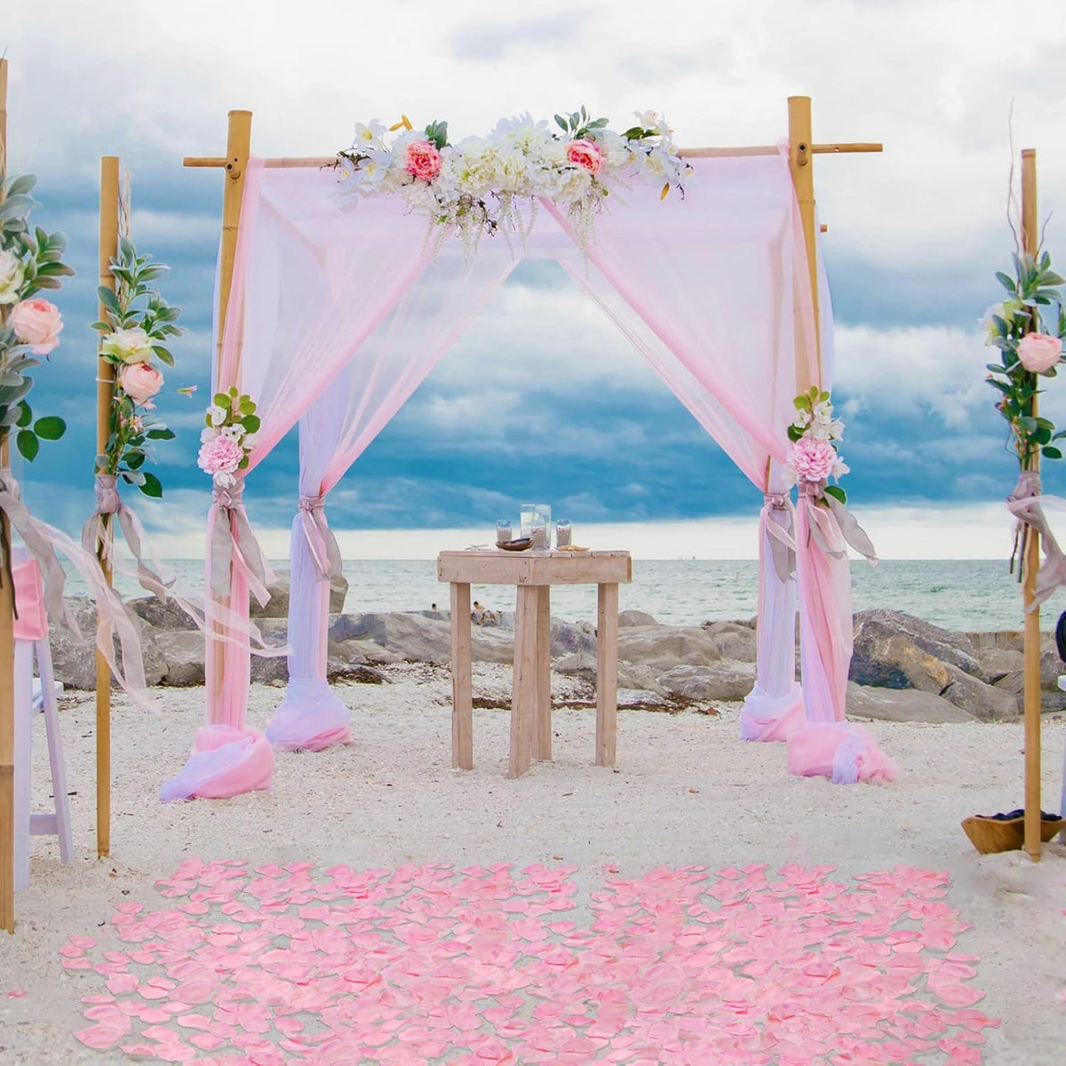 Ouddy Decor 5000 Pcs Rose Petals Artificial Flower for Valentine's Wedding Decor Romantic Night