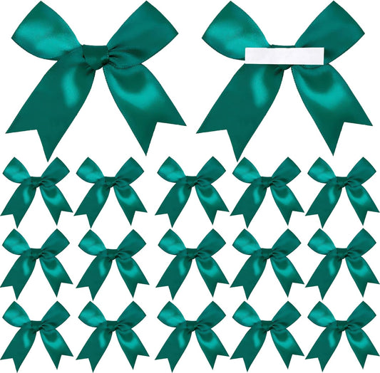 50 Pieces Gift Wrap Bows Premium Satin Ribbon Bows 3.3 Inch Craft Bows for Gift Wrapping DIY Treat