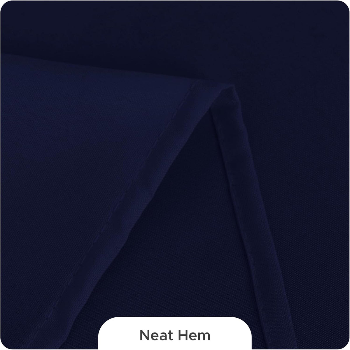 Fitable 8 Pack Table Cloth Rectangle Table: Stain and Wrinkle Resistant Tablecloth Rectangular