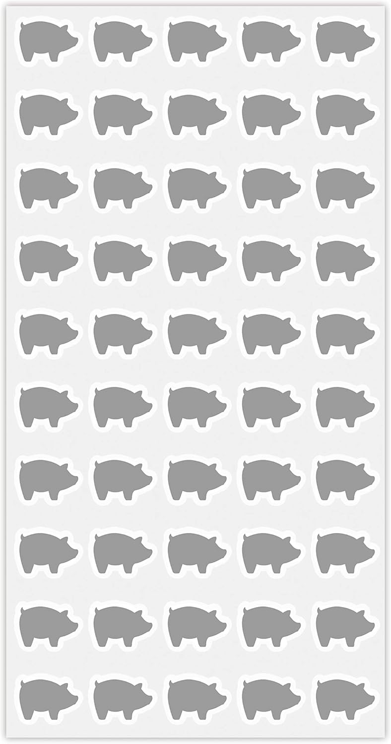 50 Wedding Meal Stickers - Food Identifier & Menu Choice Place Cards for Party Seating - Meal