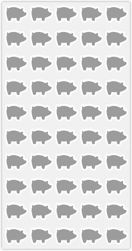 50 Wedding Meal Stickers - Food Identifier & Menu Choice Place Cards for Party Seating - Meal