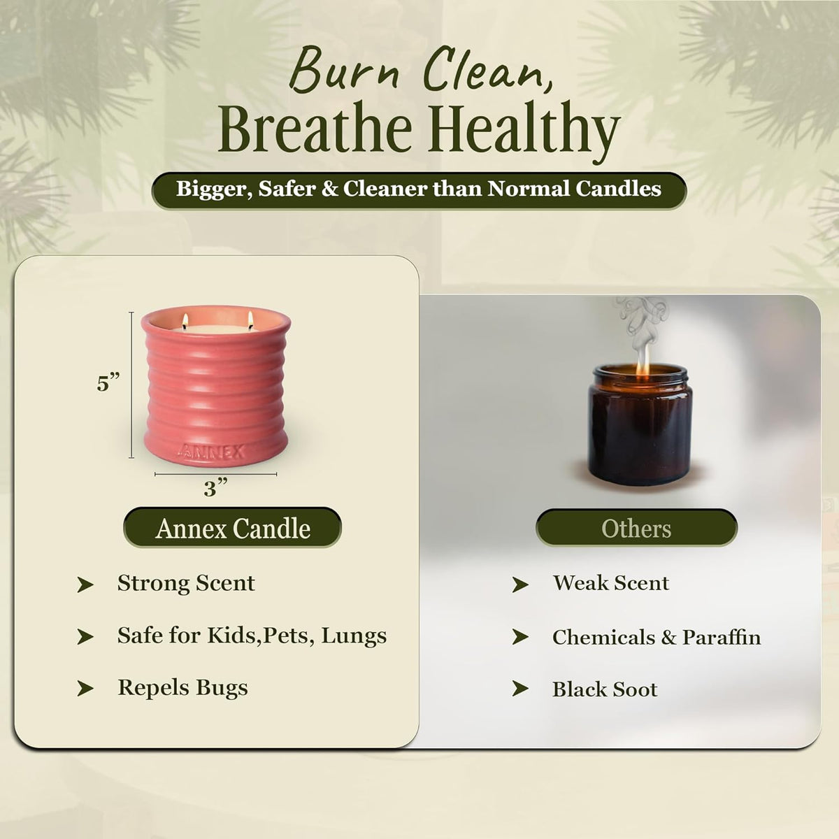 Scented Luxury Candles in Handmade Ceramic Jars, Soy Wax | Canal Rose – Rose Bud & Oud Scented