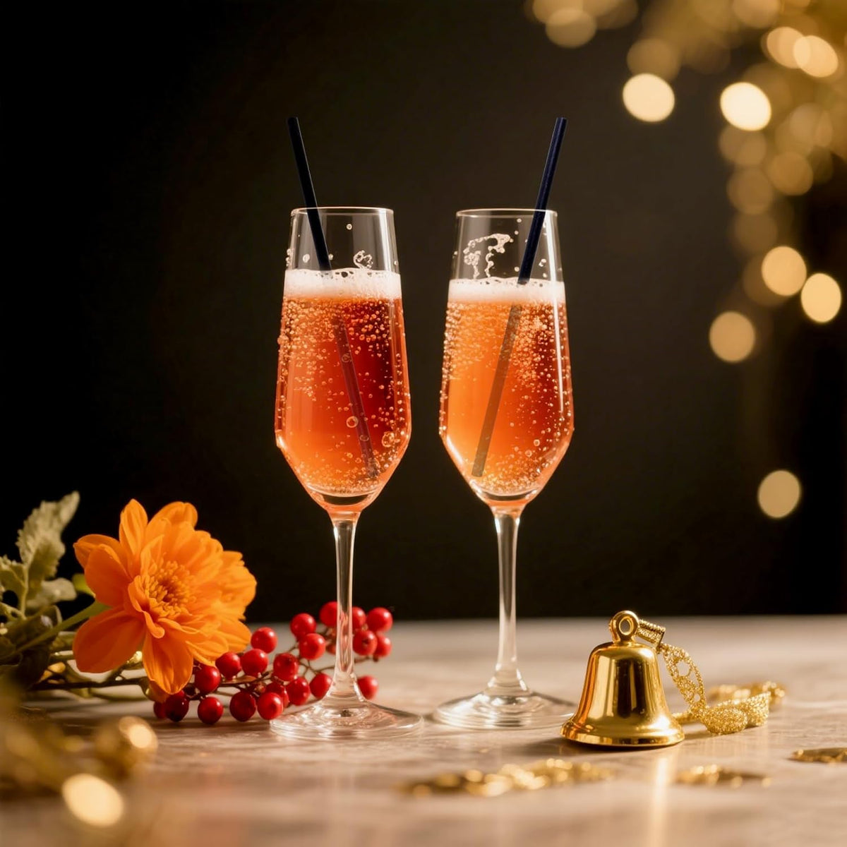 Black Disposable Drinking Straws - Biodegradable Cocktail Paper Straws for Party, Restaurants