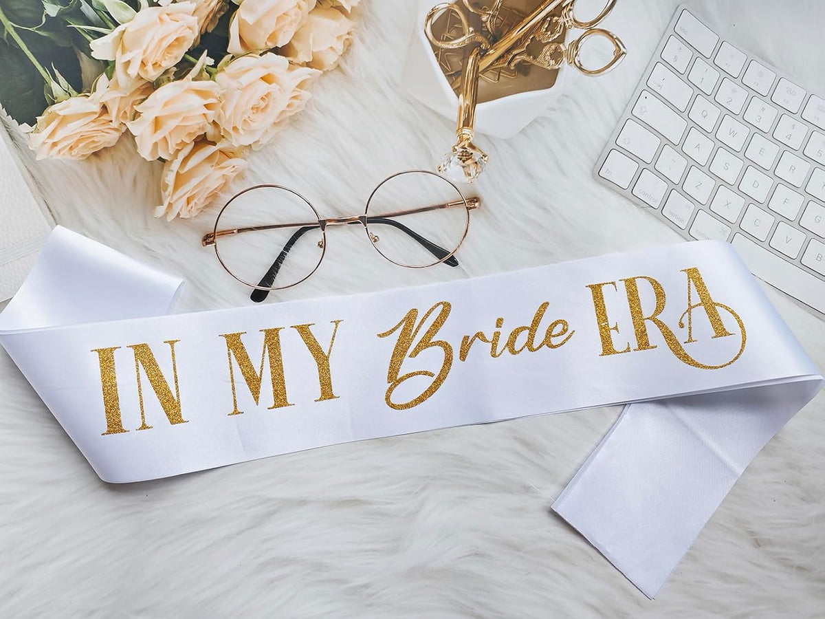 Bride Sash, in My Bride Era Bachelorette Party Sash for Future Mrs, Bridal Shower Sash for