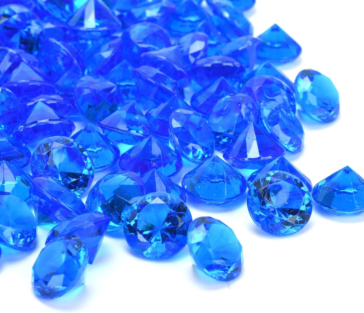 Fake Diamond Christmas Decoration, 280 pcs 20 mm Acrylic Diamond for Table Scatters Vase Fillers