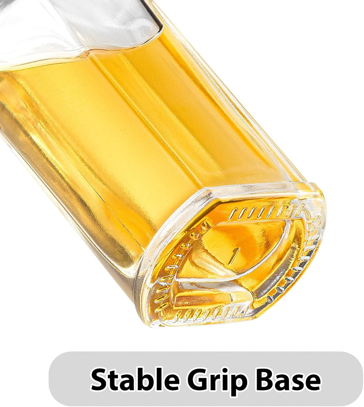 50 ml (1.7oz) Mini Small Glass Bottles With Leak Proof Gold Caps, Aluminum Lids, 24 Pack, For