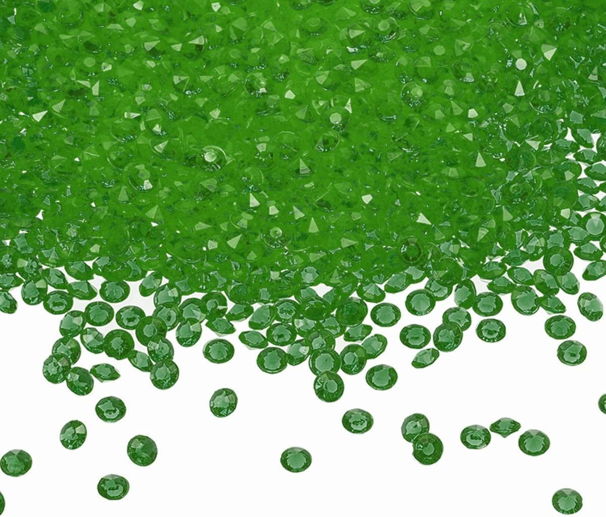 PATIKIL 10000 Pcs Wedding Table Scatter Confetti Crystals 4.5 mm Acrylic Diamonds Vase Fillers Gems