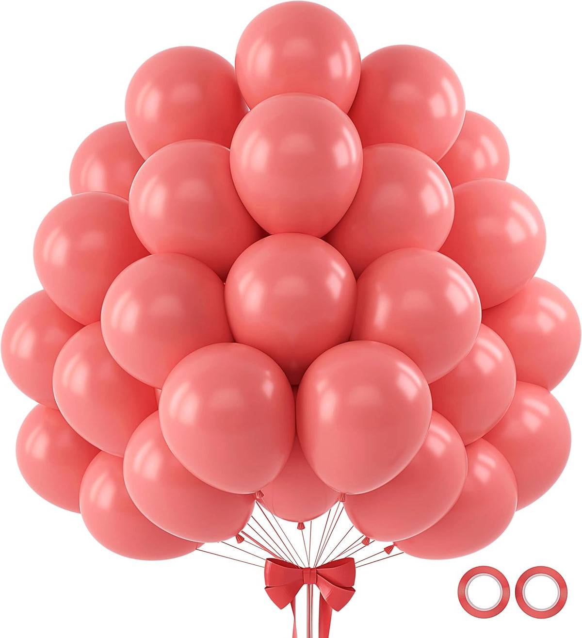 110pcs Retro Pink Balloons 12 Inch Pink Latex Balloon Arch Kit for Birthday Baby Shower Anniversary