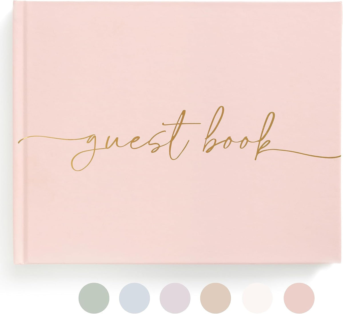 Lamare Blank Page Wedding Guest Book – Polaroid Guest Book for Wedding Reception, Baby Shower