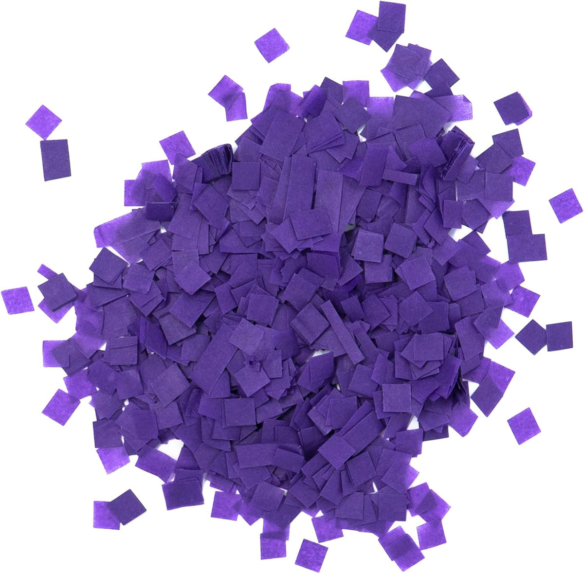 Biodegradable Tissue Confetti Squares, Purple Color – Ultimate Confetti Fluttering Tissue Paper