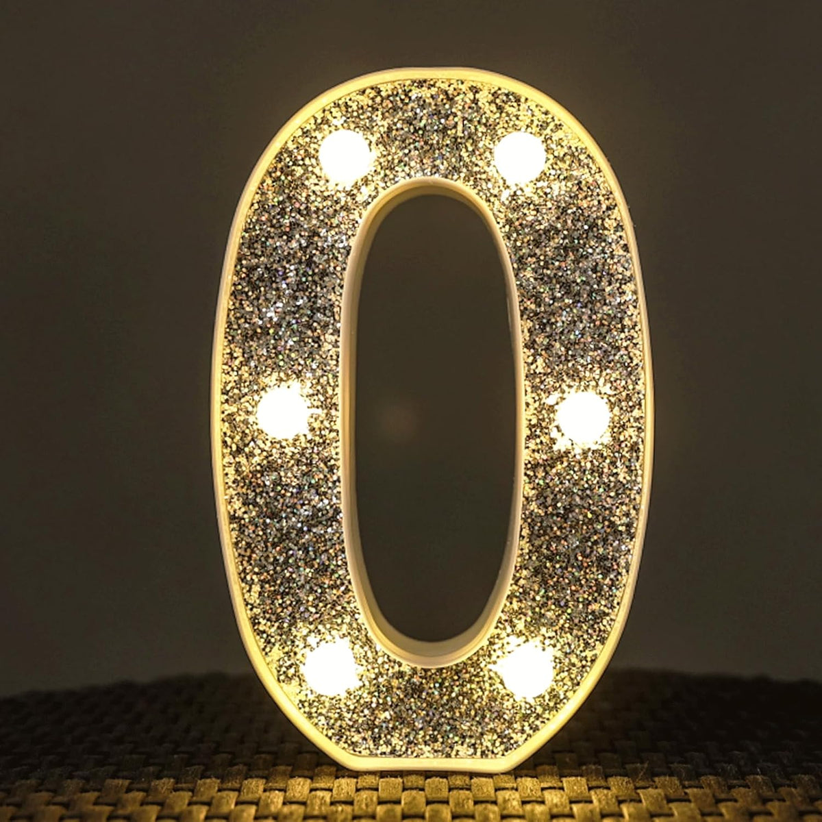 Light Up Marquee Letters for Table Decorations, Glitter Signs for Prom, Events, or Engagement Party