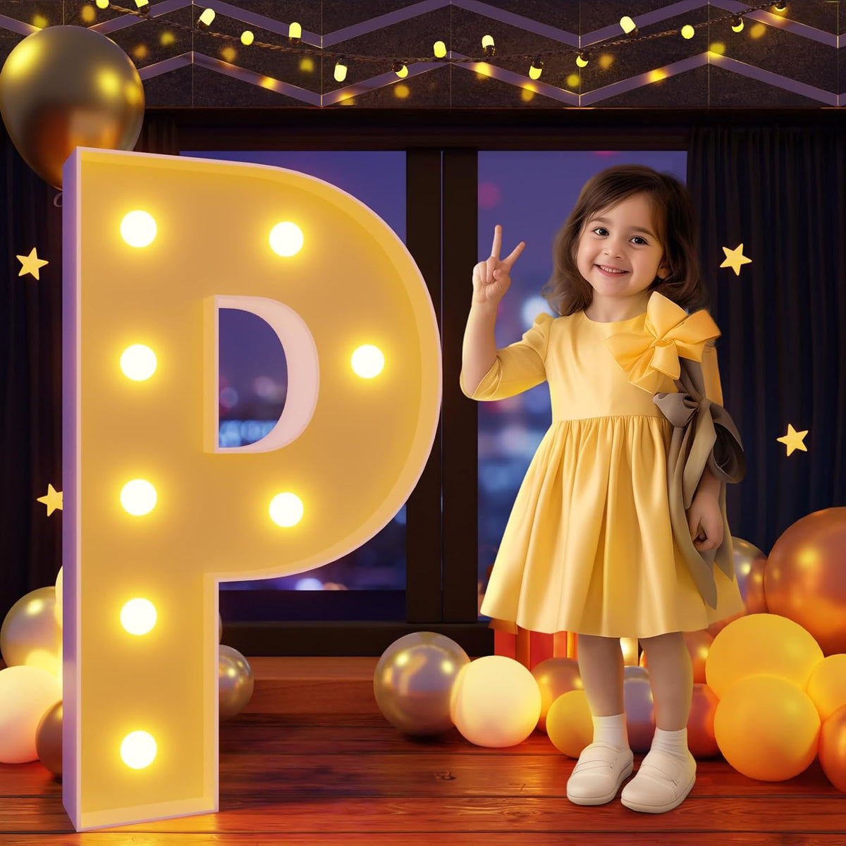 Marquee Letters 3 Feet Tall Large Light Up Letters P Happy Birthday Decorations Marry Me Proposal