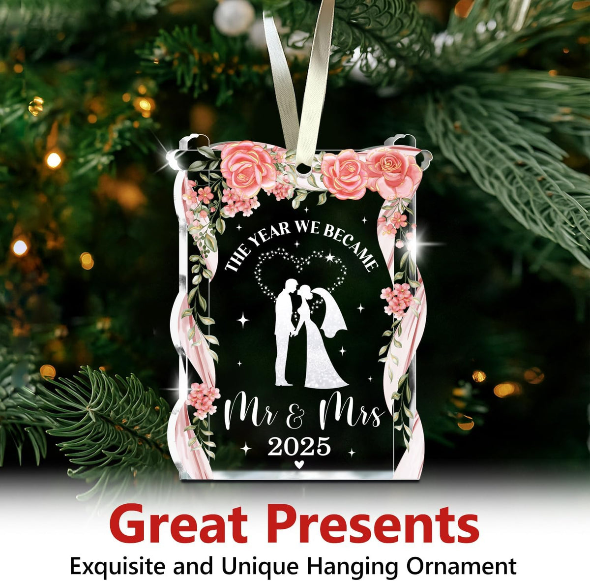 NewEleven Wedding Gifts - Mr and Mrs, Bridal Shower Decorations - Wedding Gifts for Couples 2025