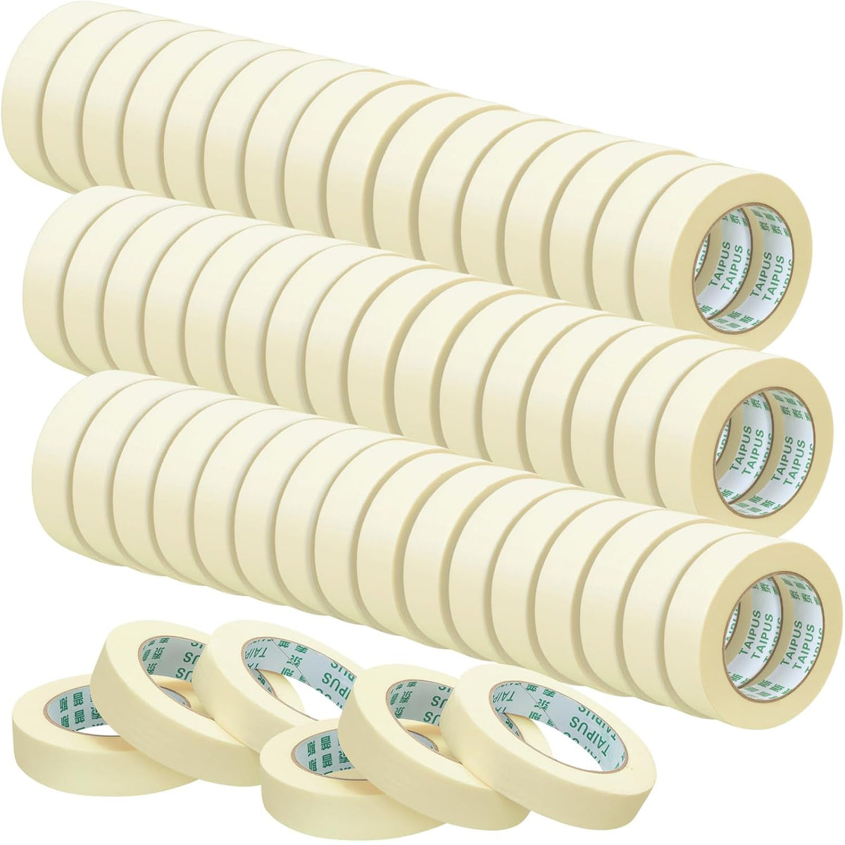 Masking Tape Bulk General Purpose Masking Painting Tape 55 Yards for Painting Home Office School
