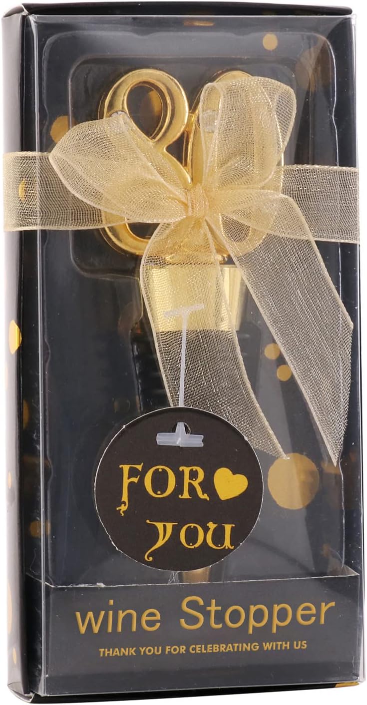 12 Pack 80th Birthday Favors For Guests 80 Years Old Wine Bottle Stoppers With Gift Box For 80th