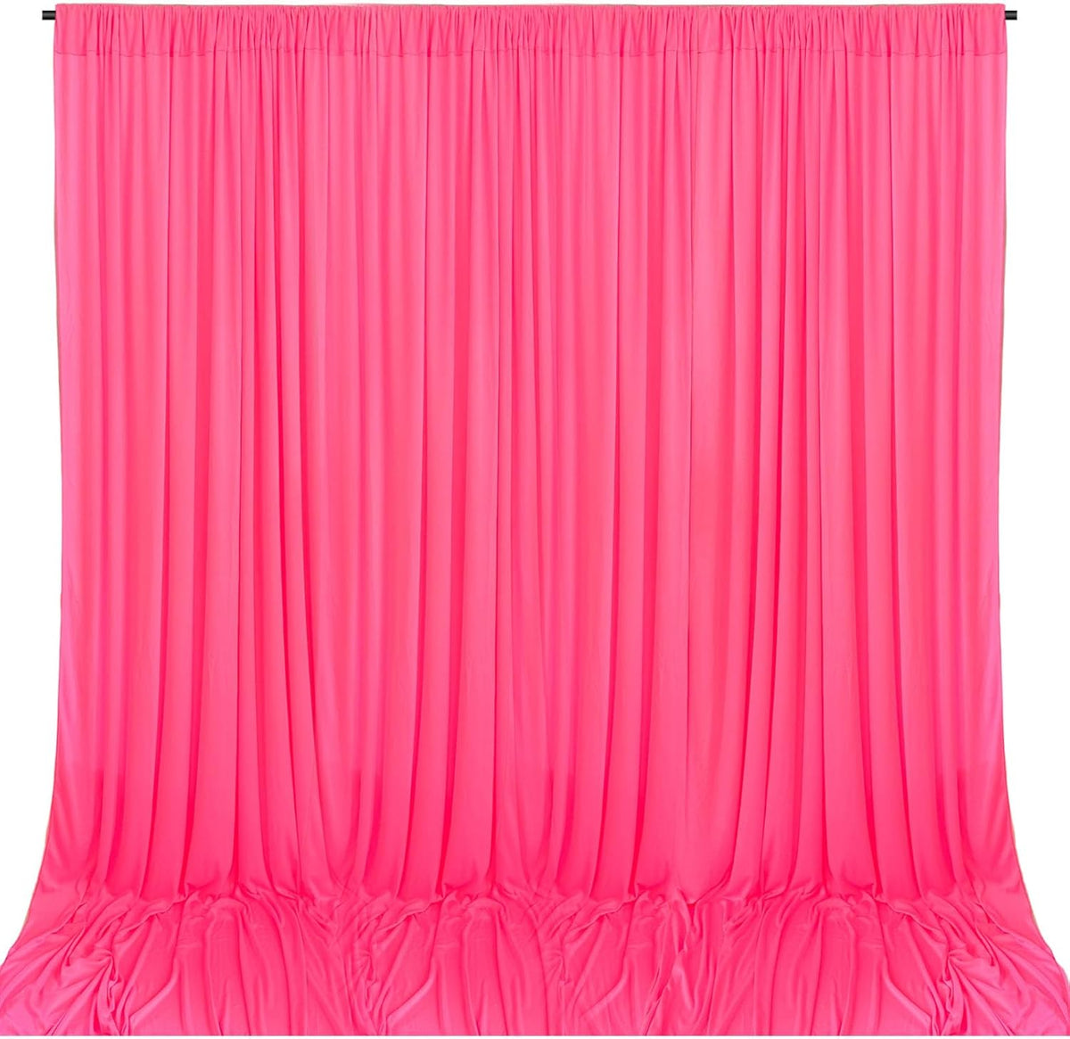 10 x 10 Feet Pink Backdrop Curtain for Partie, Background Curtains for Photoshoot, Birthday