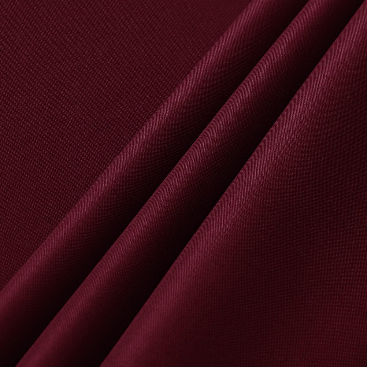 sancua 2 Pack Round Tablecloth 70 Inch Burgundy, Stain and Wrinkle Resistant Table Cloth - Washable