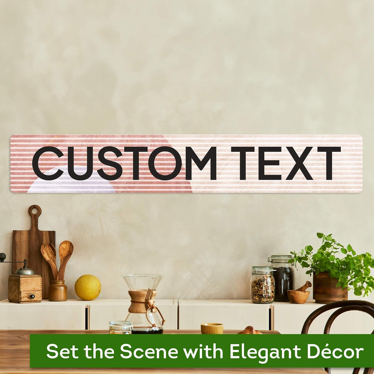 Custom Sign, Custom Street Sign, 11 Font Colors, 13 Font Styles, 4 Hole Options, 22 Sizes, 6x36